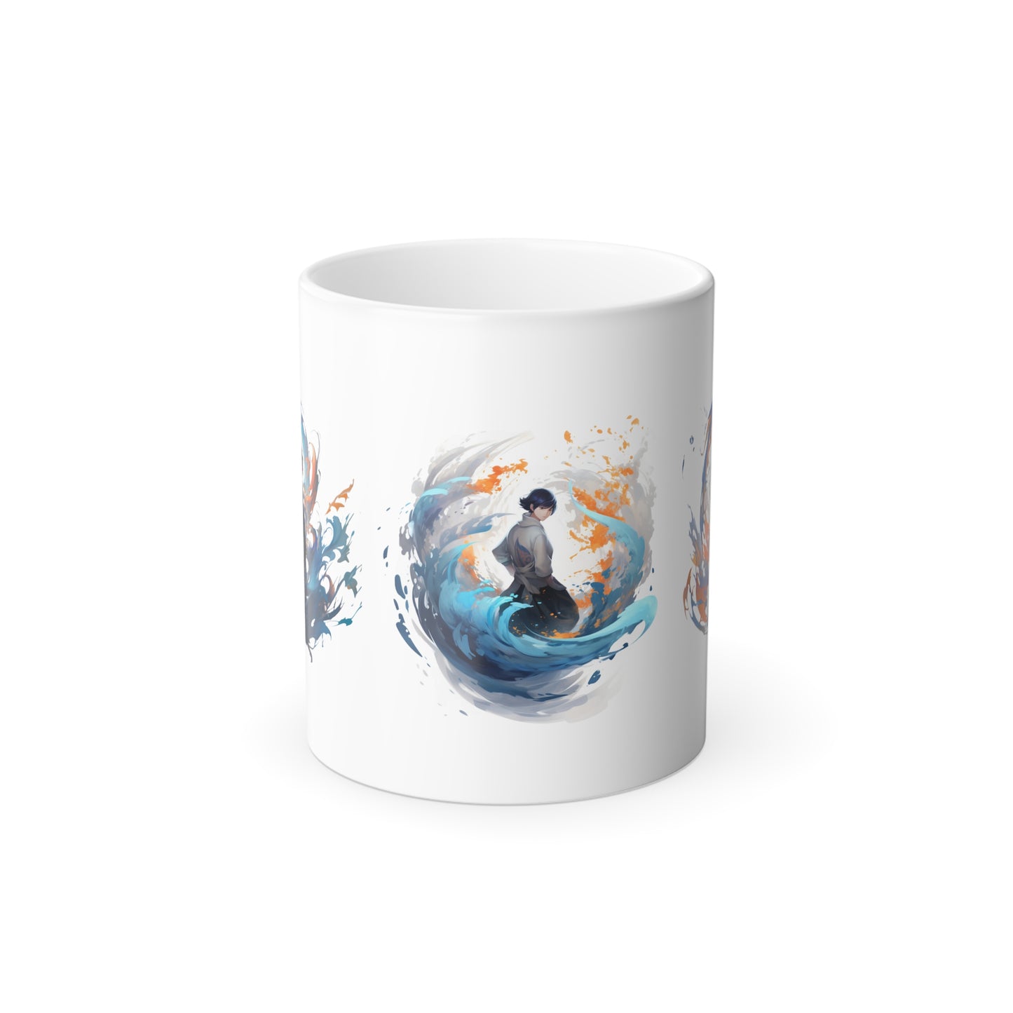 Water Flames | Color Morphing Mug, 11oz