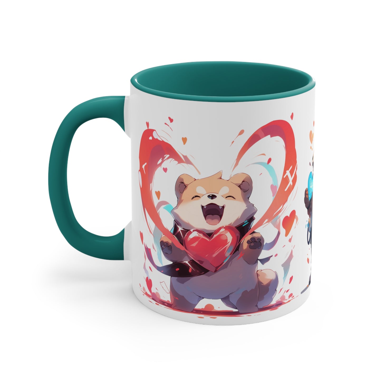 San Valentin Bear || 11oz Accent Mug