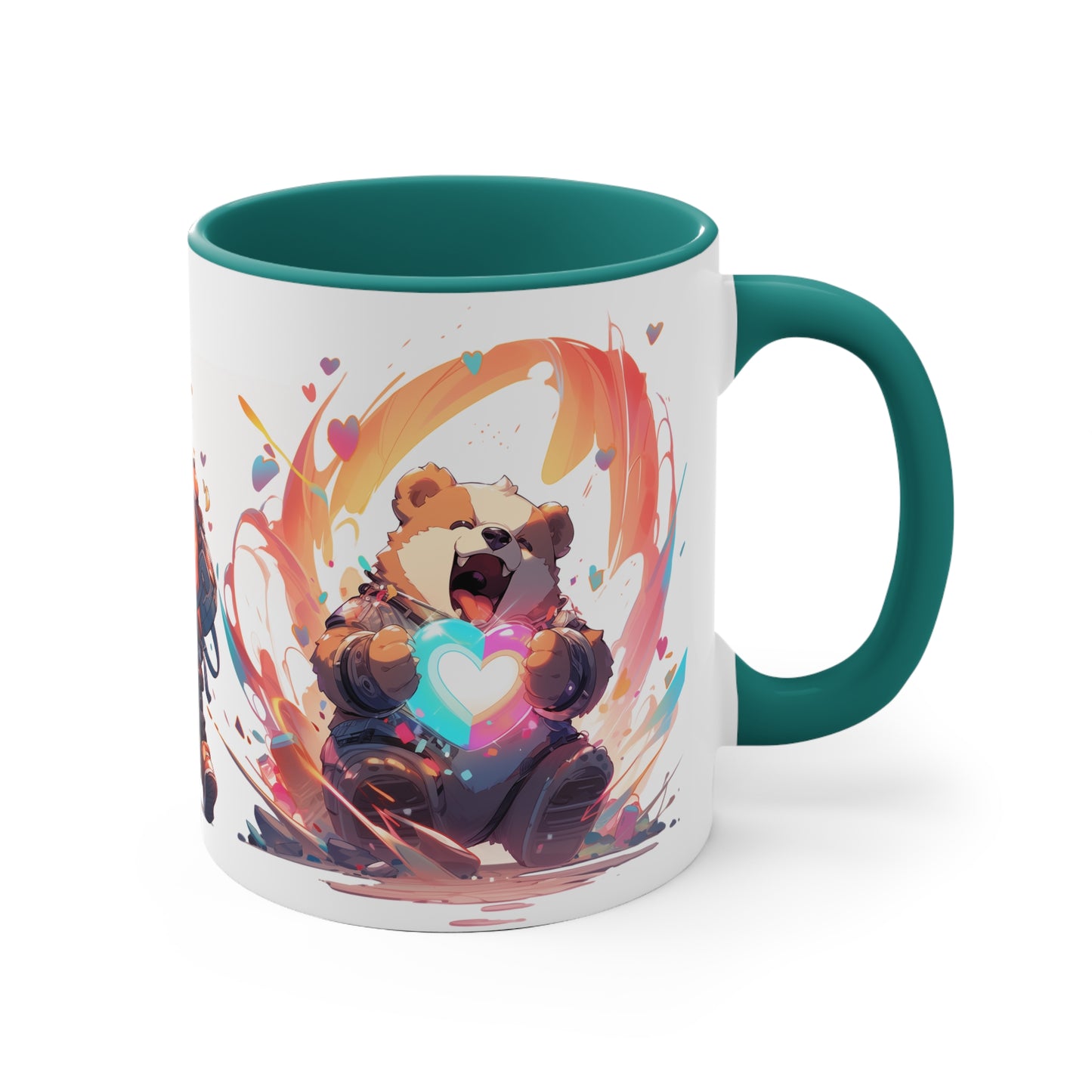 San Valentin Bear || 11oz Accent Mug