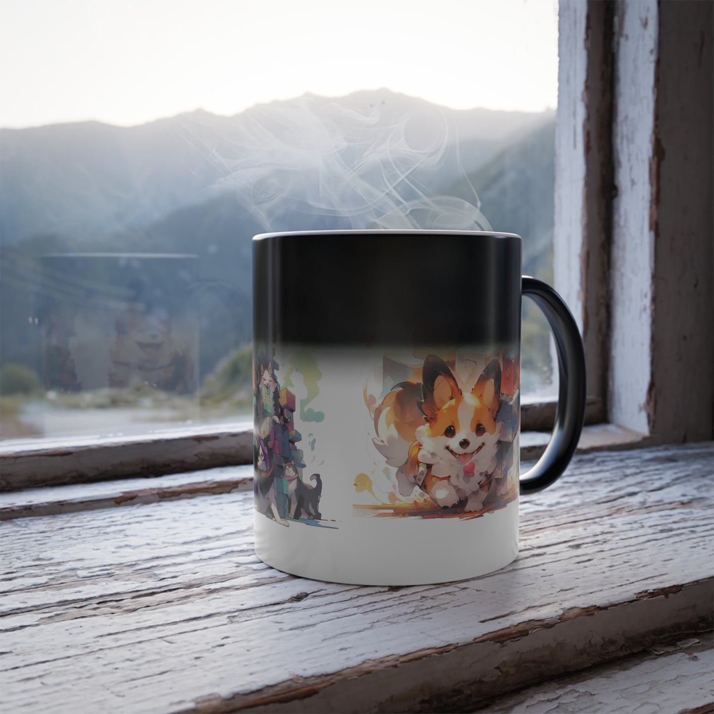Corgi Custom Design | Color Morphing Mug, 11oz