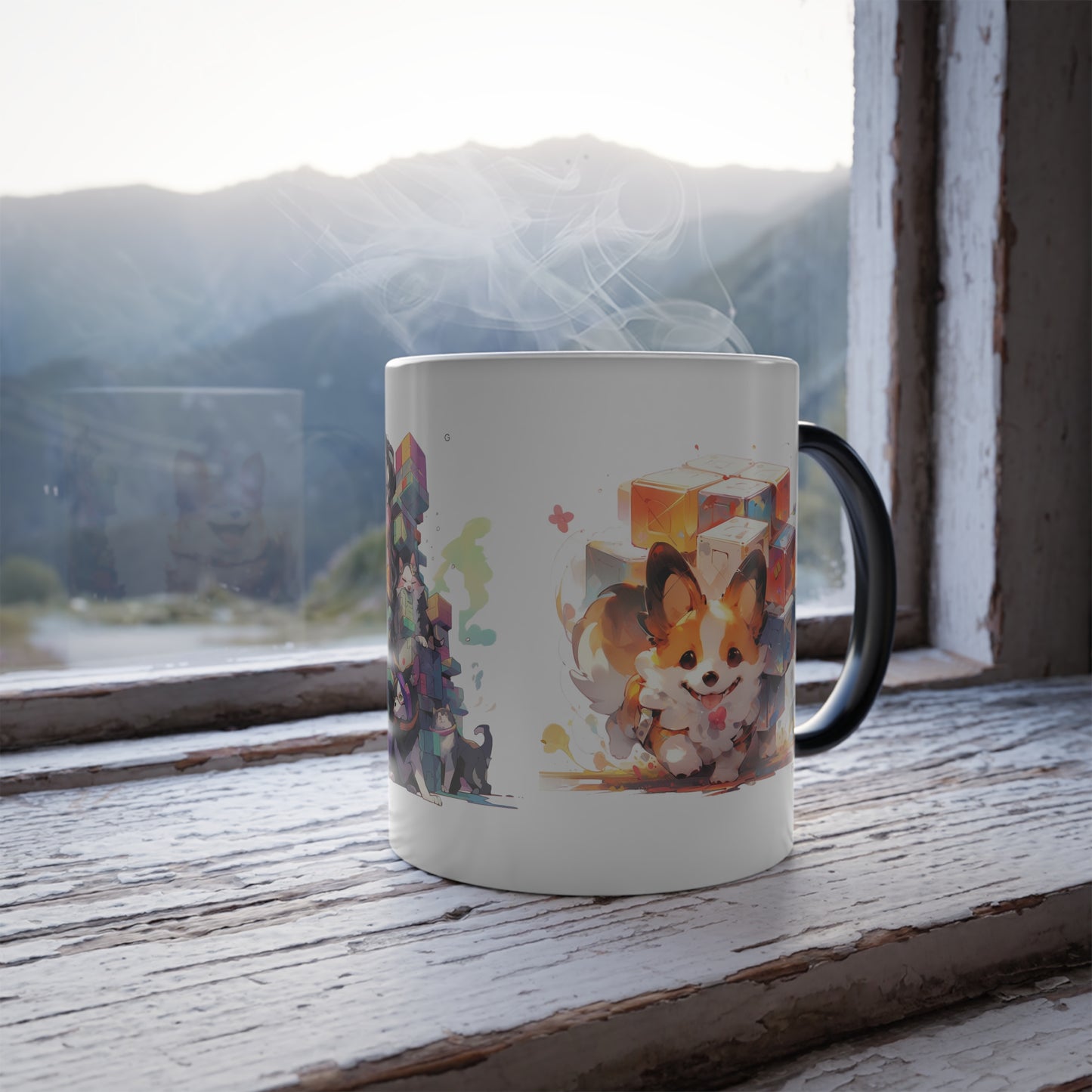 Corgi Custom Design | Color Morphing Mug, 11oz