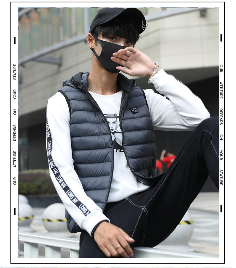 Heated cotton vest