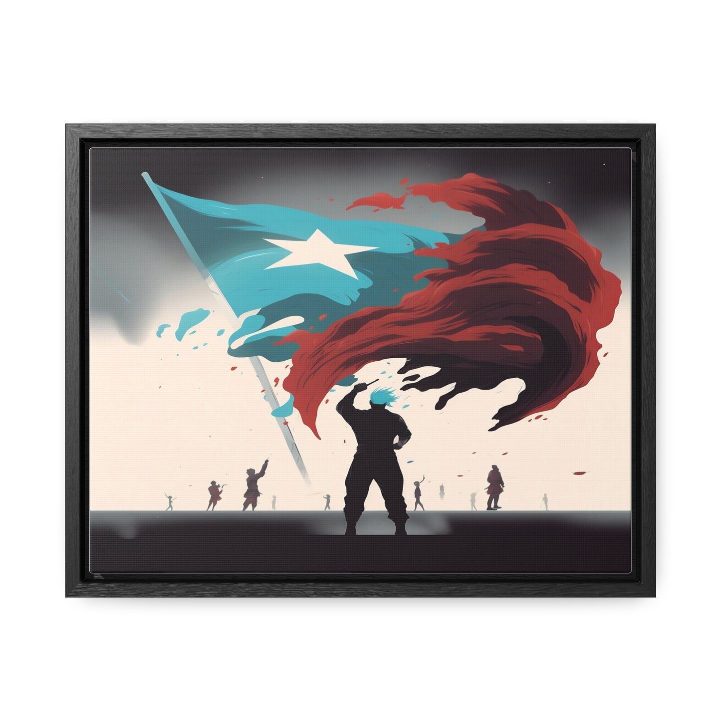 Envolturas de lienzo de galería, marco horizontal