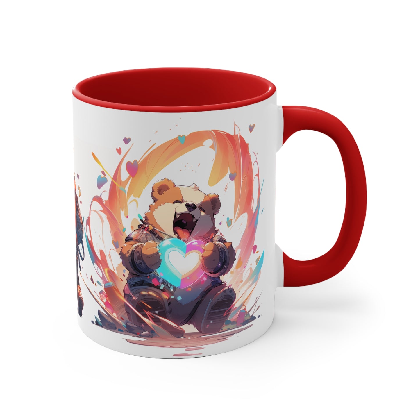 San Valentin Bear || 11oz Accent Mug