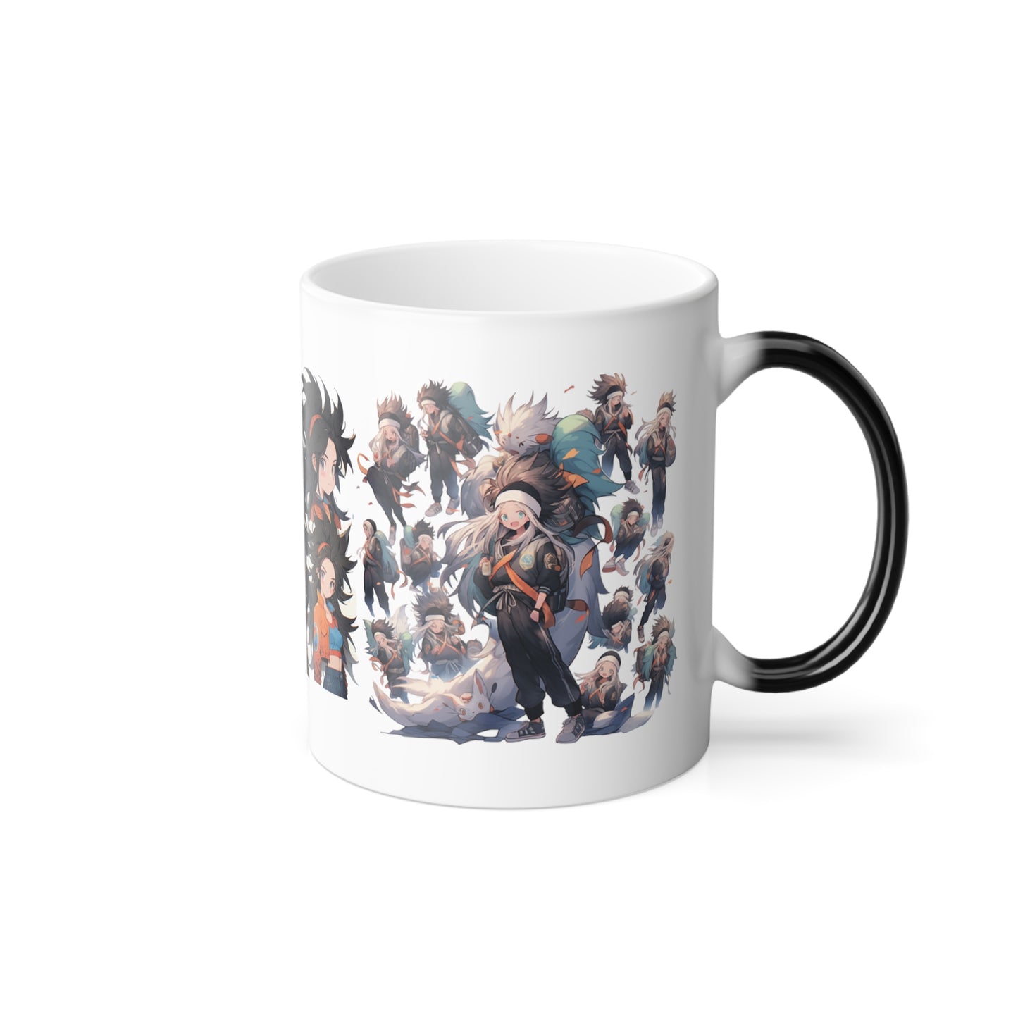 Taza Morphing de color personalizado de anime, 11 oz