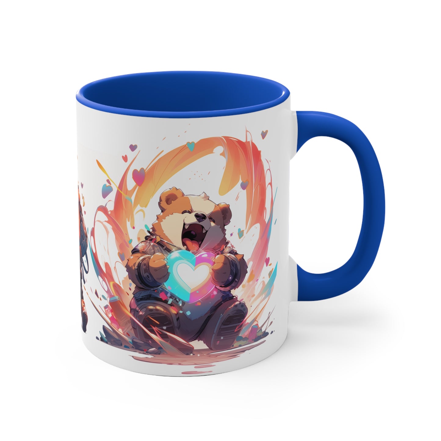 San Valentin Bear || 11oz Accent Mug