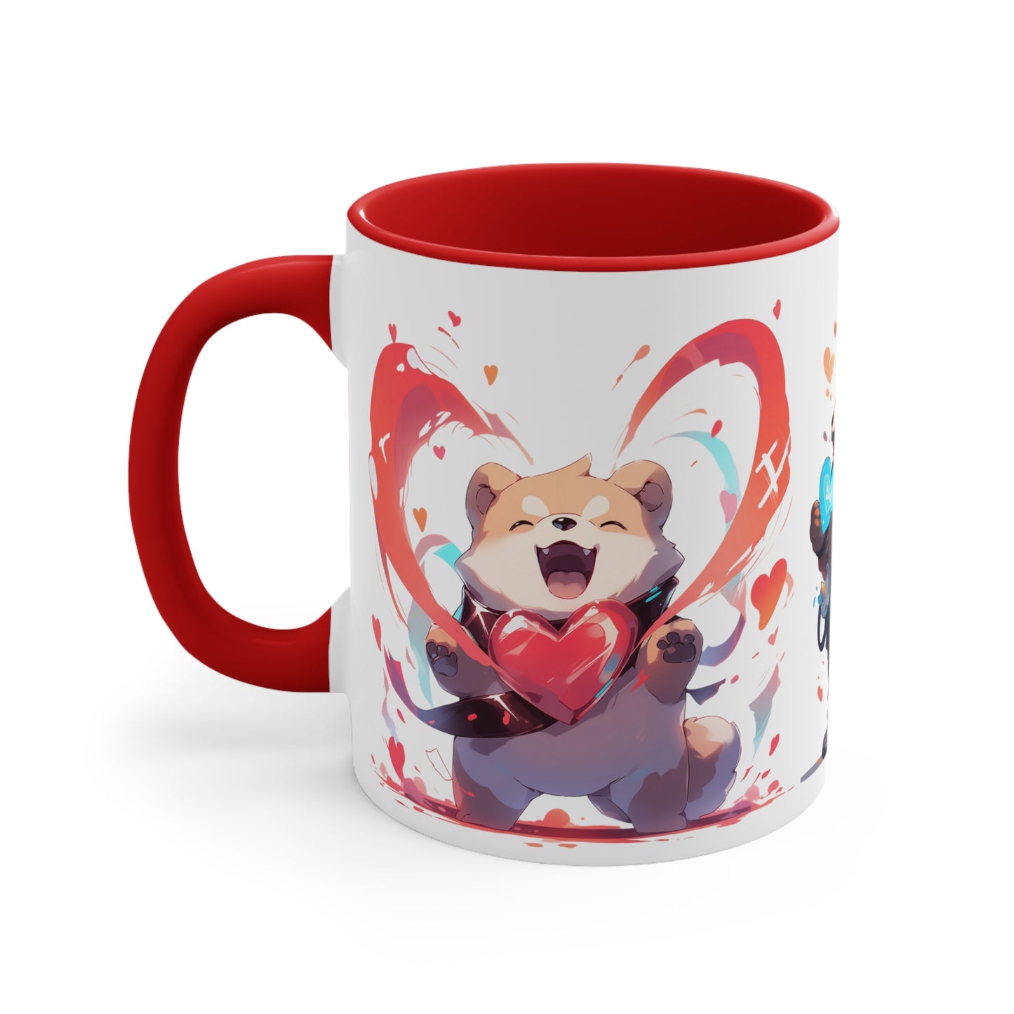 San Valentin Bear || 11oz Accent Mug