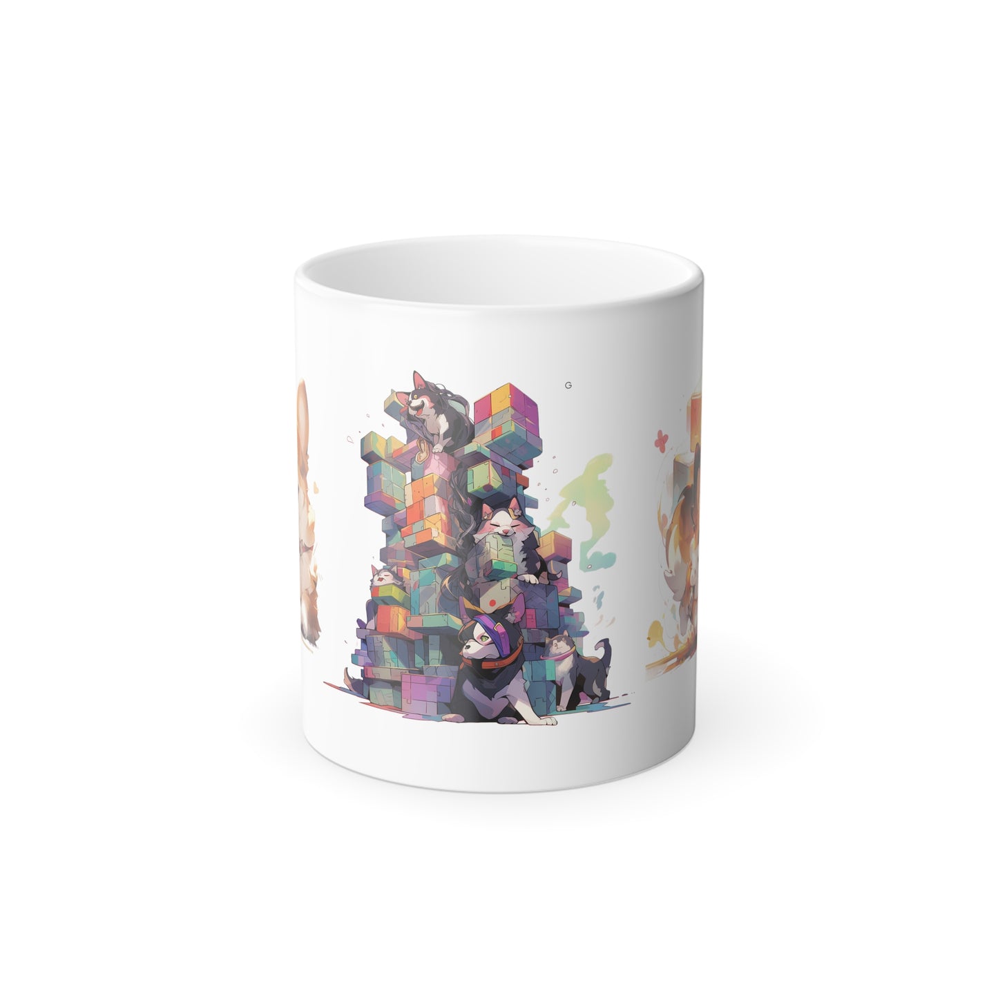 Corgi Custom Design | Color Morphing Mug, 11oz