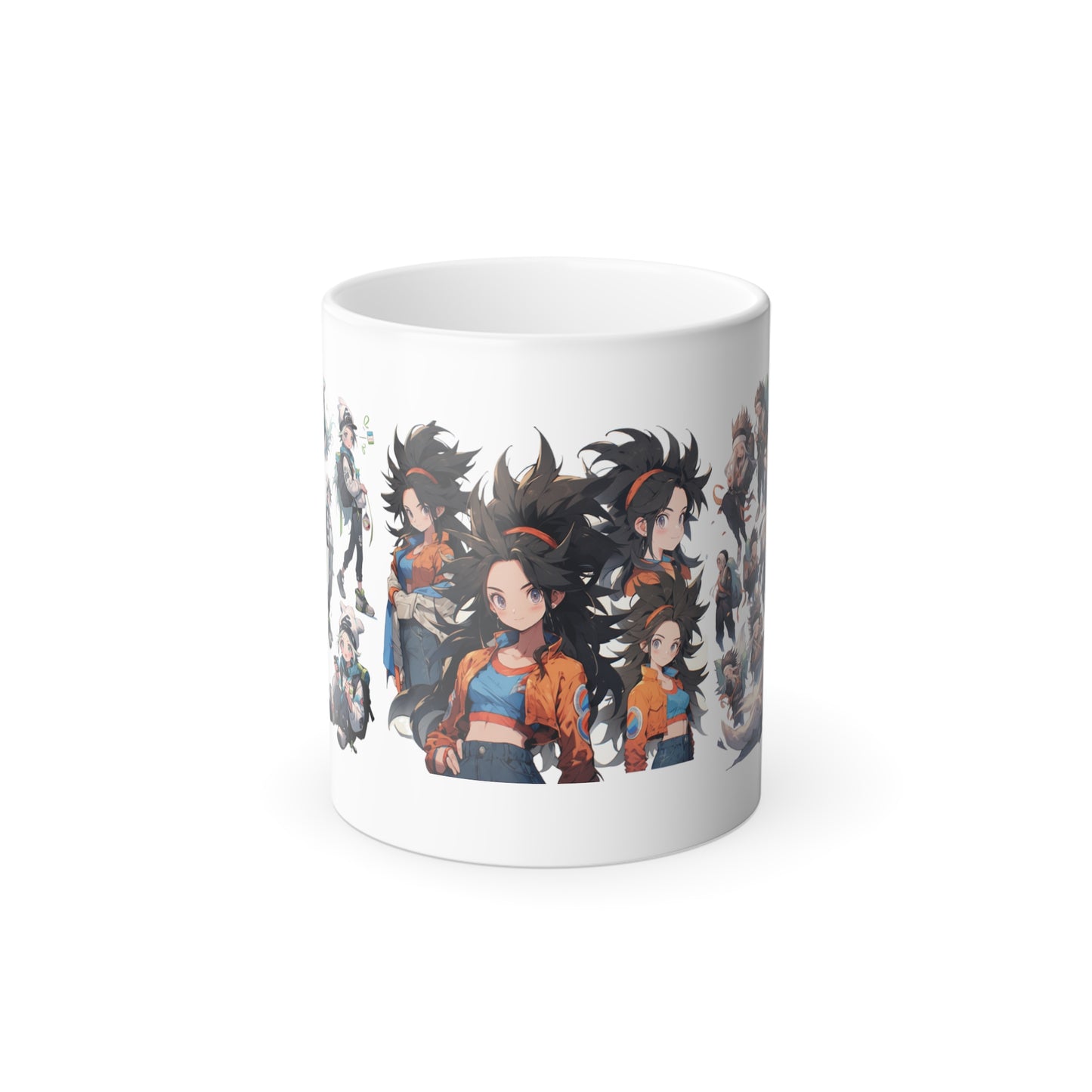 Taza Morphing de color personalizado de anime, 11 oz