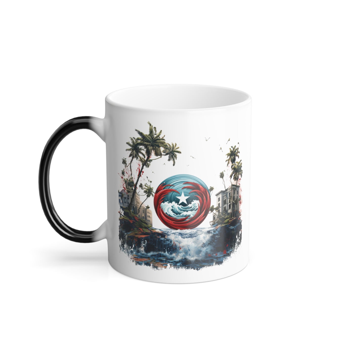 Puerto Rico | Taza que cambia de color, 11 oz