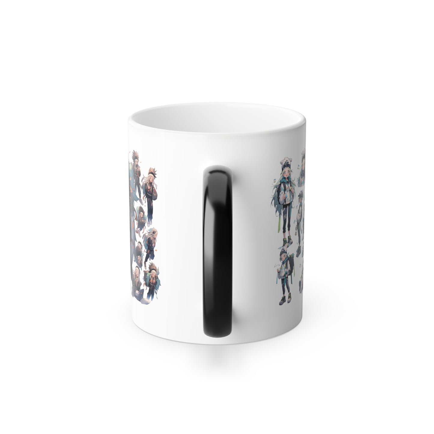 Taza Morphing de color personalizado de anime, 11 oz