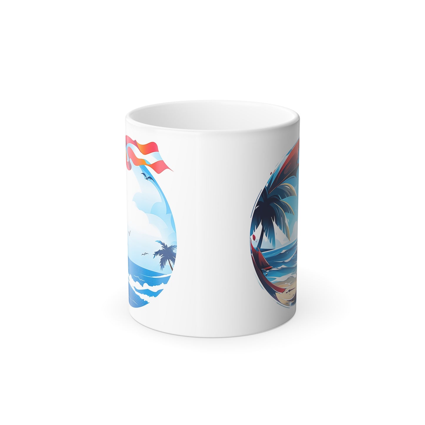 tropical de puerto rico | Taza que cambia de color, 11 oz