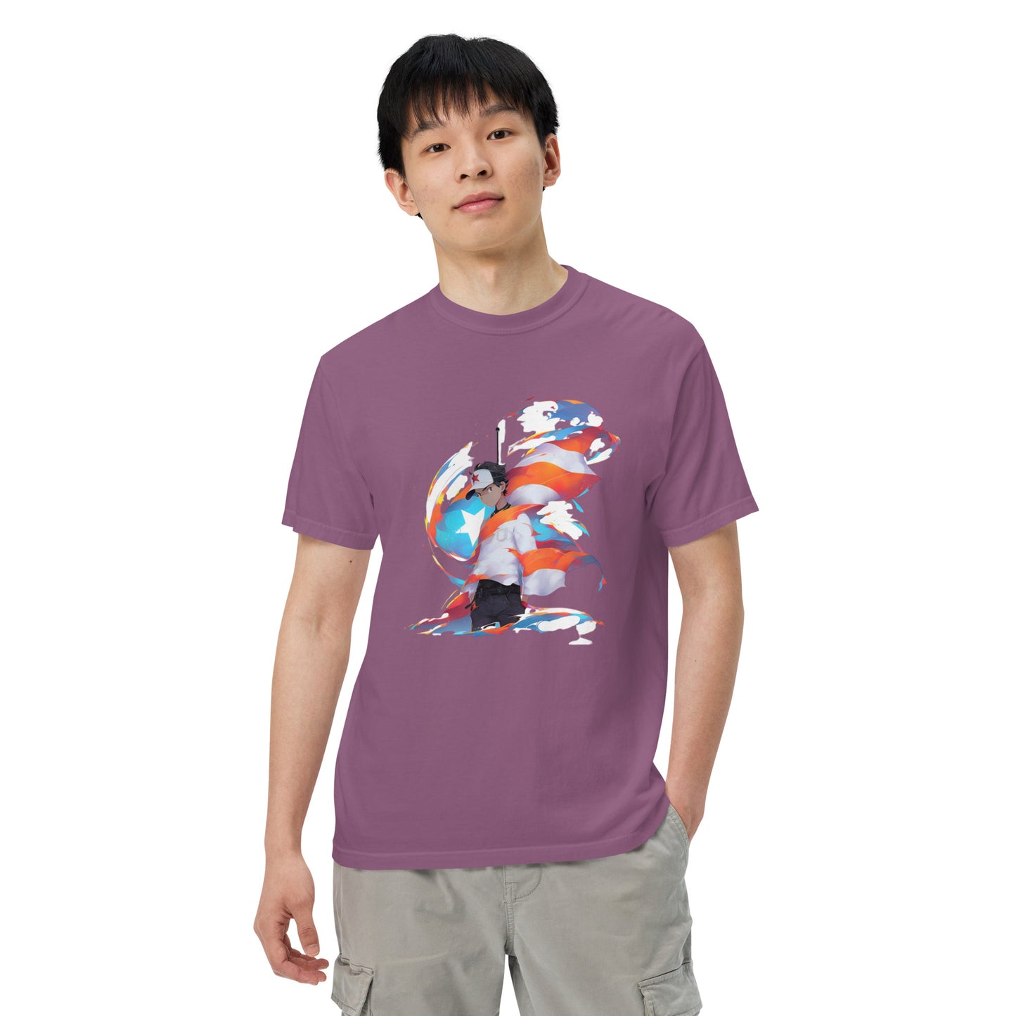 Anime PR | Men’s garment-dyed heavyweight t-shirt