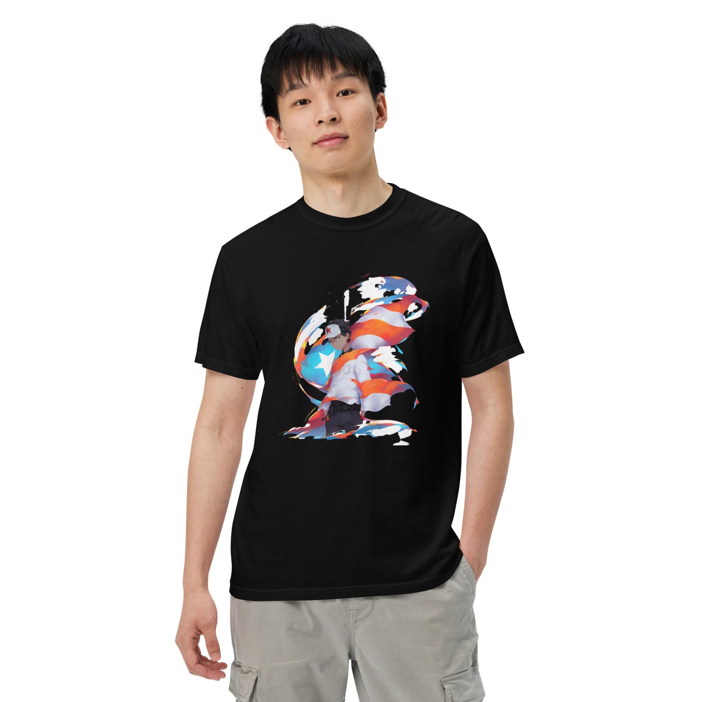 Anime PR | Men’s garment-dyed heavyweight t-shirt