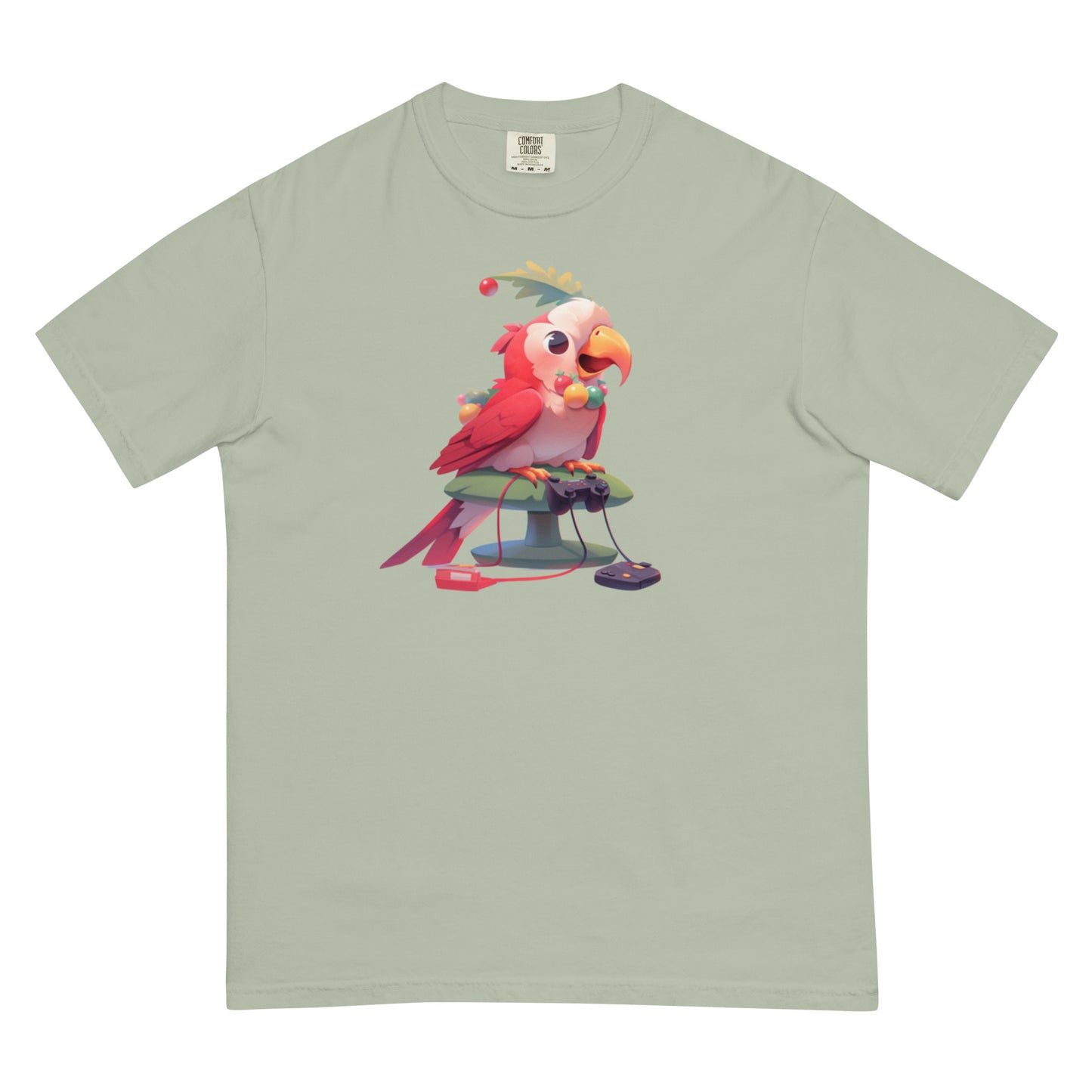 Cotorra Navideña #2 | Unisex garment-dyed heavyweight t-shirt