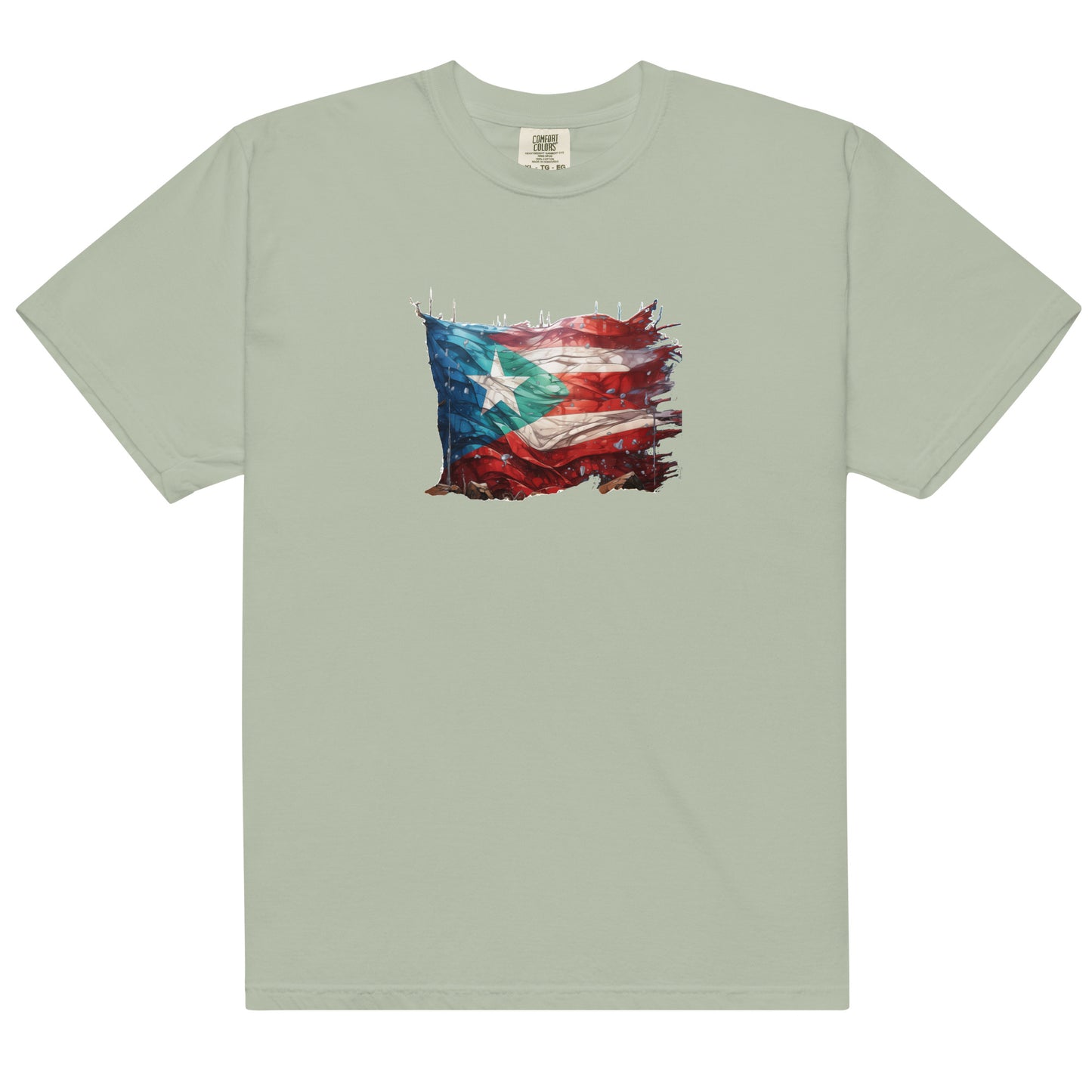 New Bandera PR 2024 | Unisex garment-dyed heavyweight t-shirt