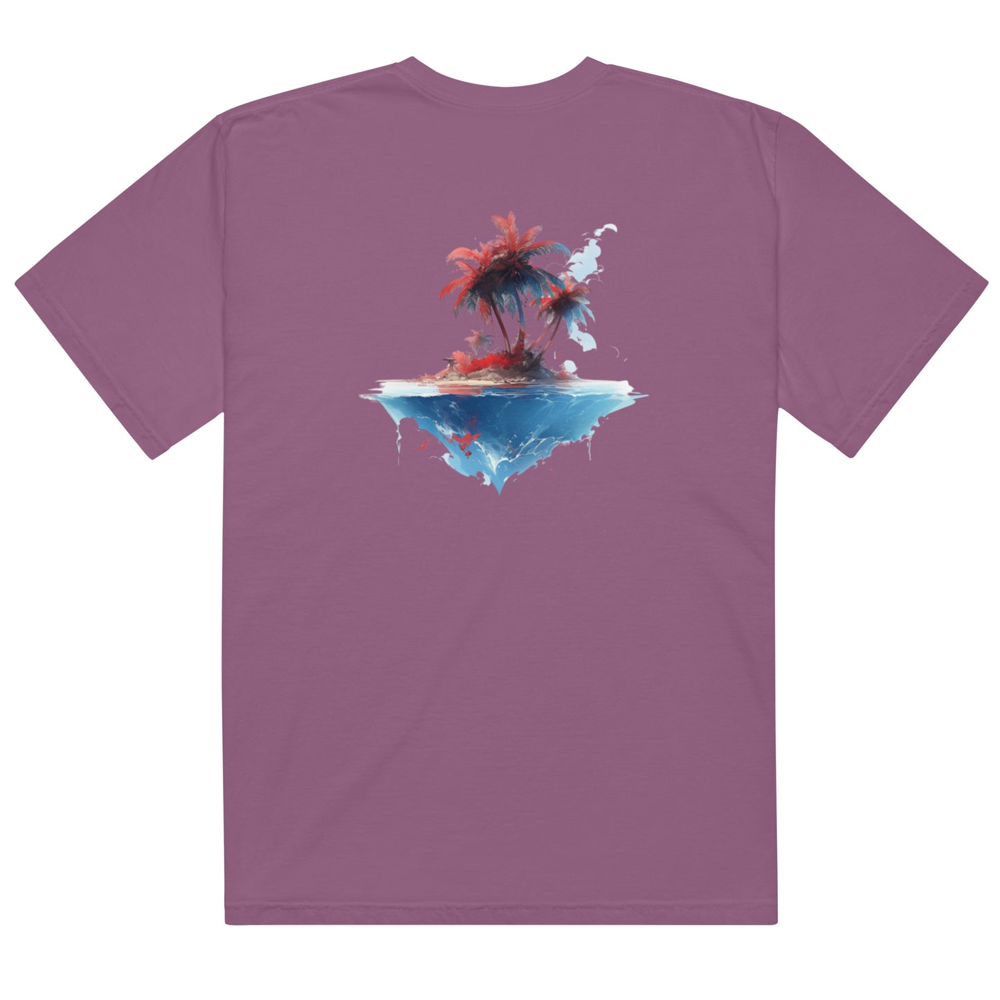 PR Palm Beach Algori Print Logo | Unisex garment-dyed heavyweight t-shirt
