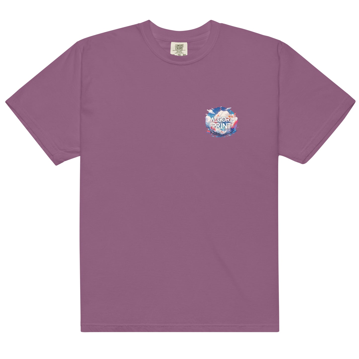 PR Palm Beach Algori Print Logo | Unisex garment-dyed heavyweight t-shirt