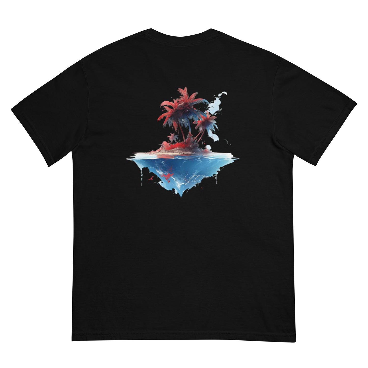 PR Palm Beach Algori Print Logo | Unisex garment-dyed heavyweight t-shirt