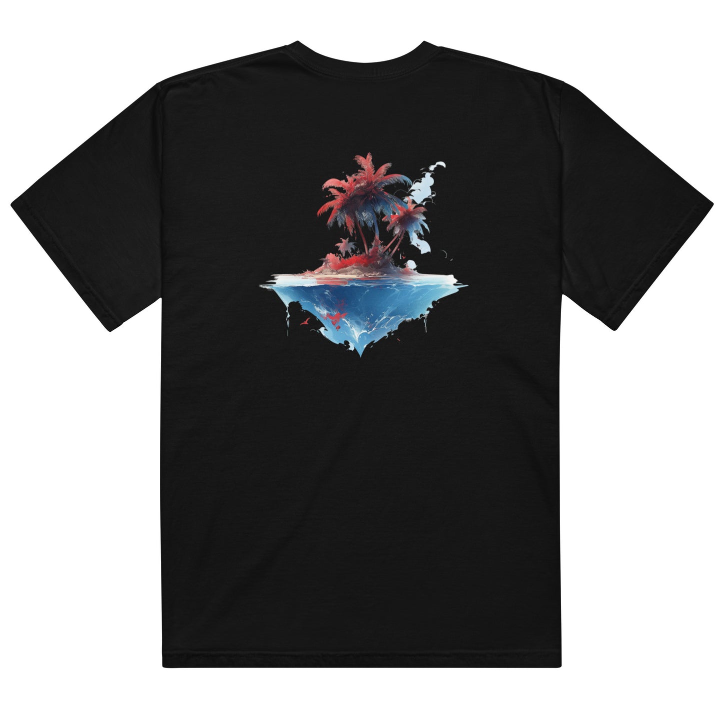 PR Palm Beach Algori Print Logo | Unisex garment-dyed heavyweight t-shirt