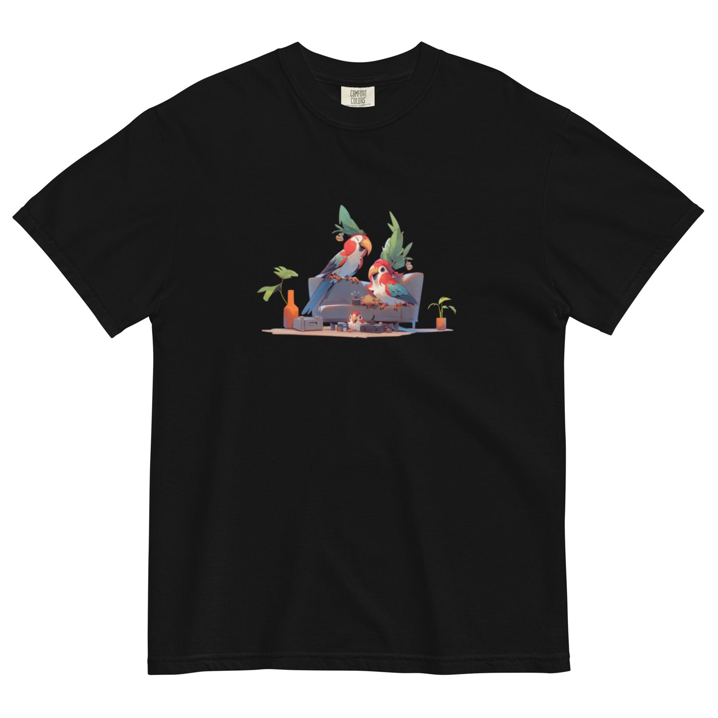 Cotorra Navideña #1 | Unisex garment-dyed heavyweight t-shirt