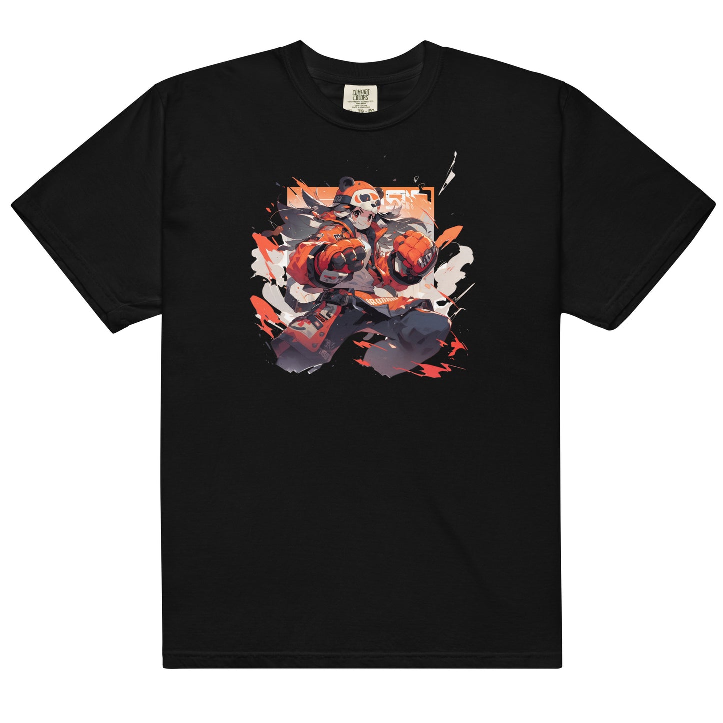 Panda Anime | Unisex garment-dyed heavyweight t-shirt