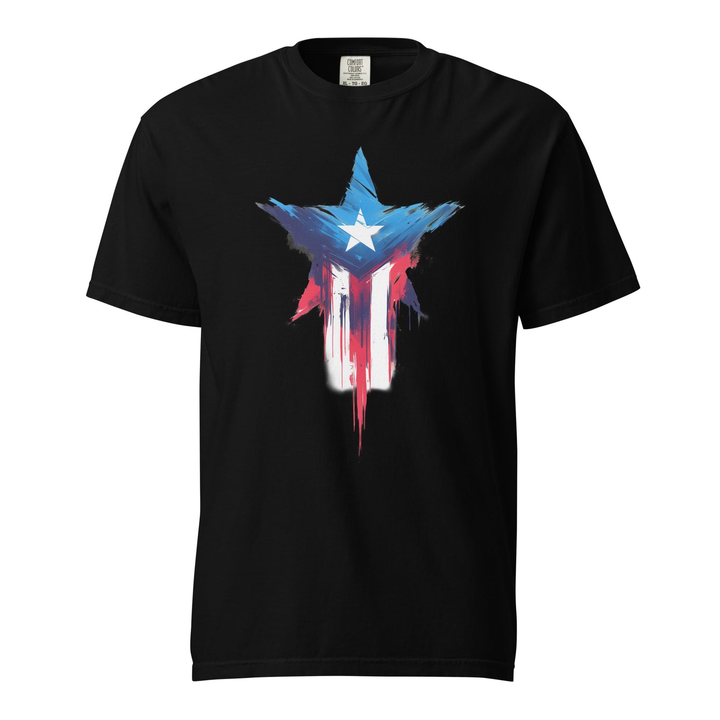 Bandera de PR Estrella || Unisex garment-dyed heavyweight t-shirt