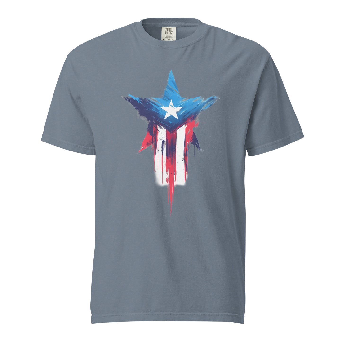 Bandera de PR Estrella || Unisex garment-dyed heavyweight t-shirt