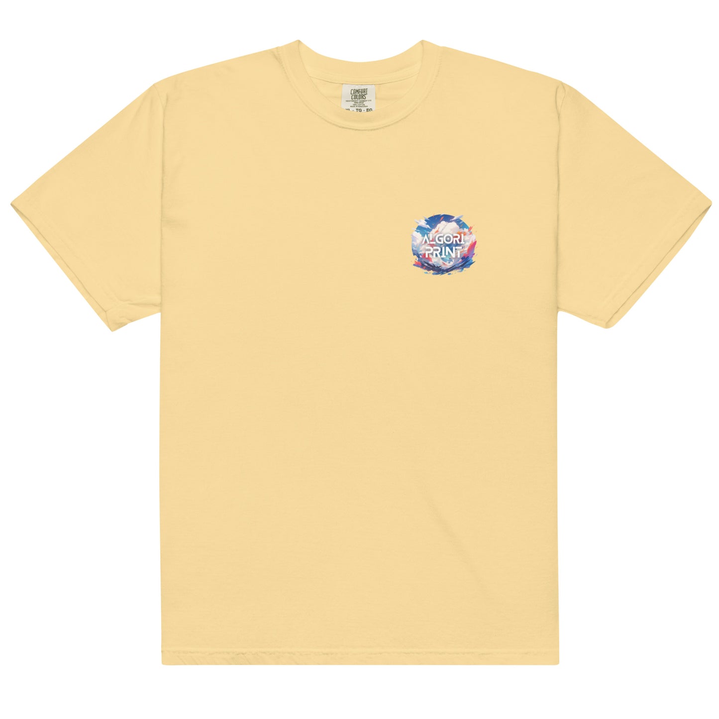 PR Palm Beach Algori Print Logo | Unisex garment-dyed heavyweight t-shirt