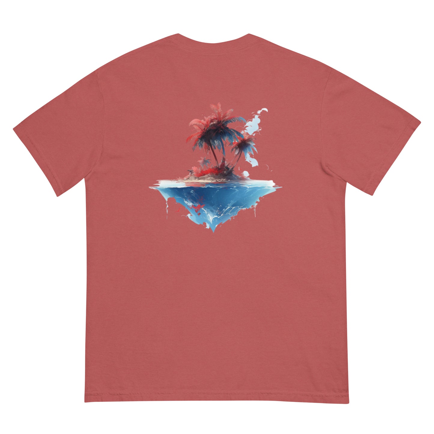 PR Palm Beach Algori Print Logo | Unisex garment-dyed heavyweight t-shirt