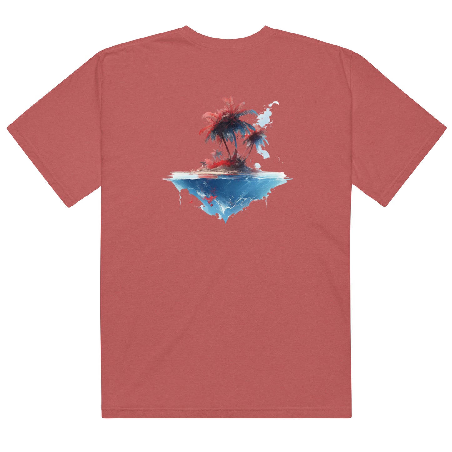 PR Palm Beach Algori Print Logo | Unisex garment-dyed heavyweight t-shirt