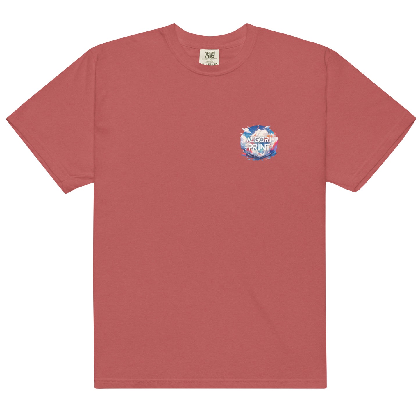 PR Palm Beach Algori Print Logo | Unisex garment-dyed heavyweight t-shirt