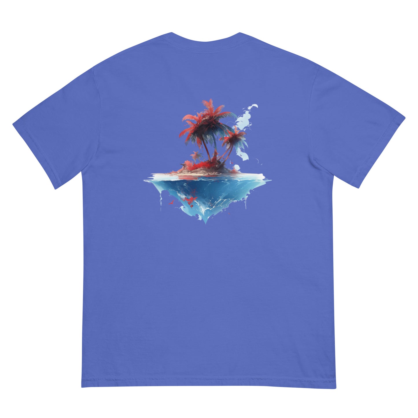 PR Palm Beach Algori Print Logo | Unisex garment-dyed heavyweight t-shirt