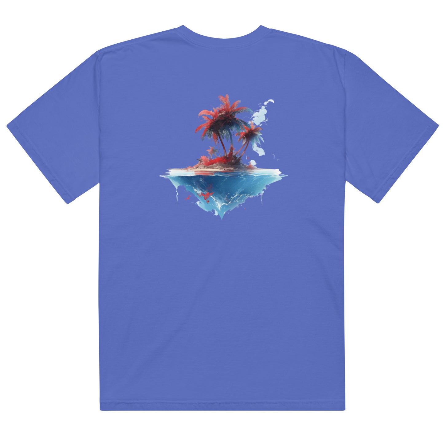 PR Palm Beach Algori Print Logo | Unisex garment-dyed heavyweight t-shirt