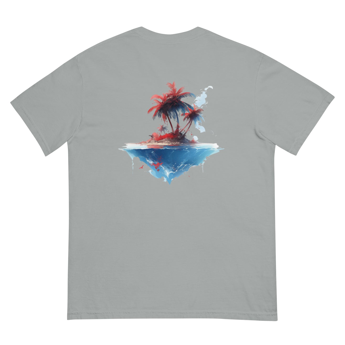 PR Palm Beach Algori Print Logo | Unisex garment-dyed heavyweight t-shirt