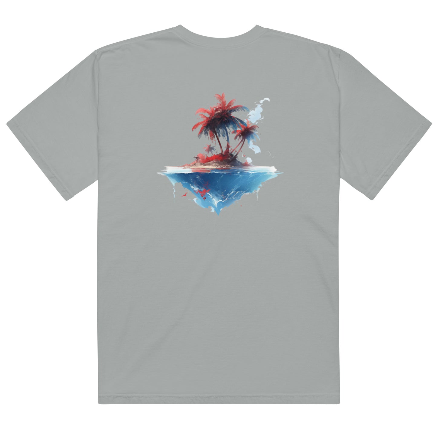 PR Palm Beach Algori Print Logo | Unisex garment-dyed heavyweight t-shirt