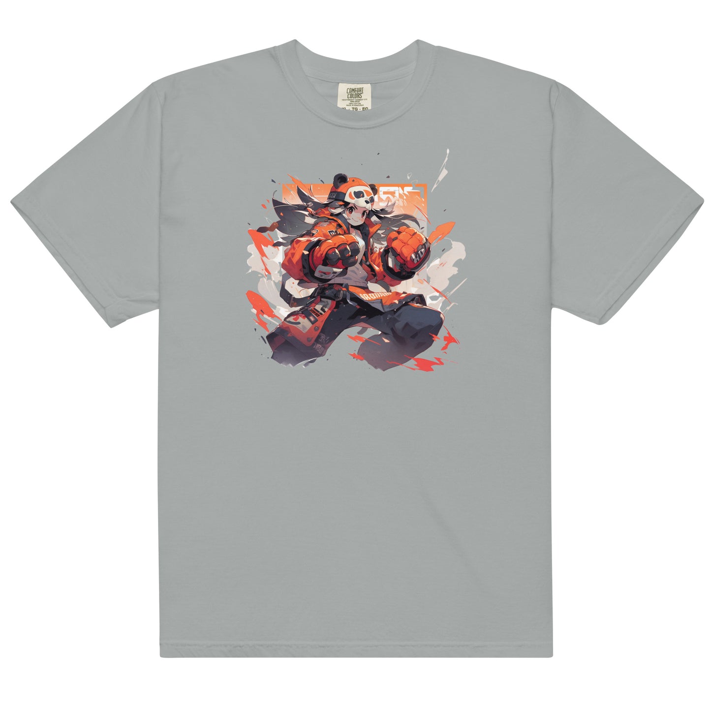 Panda Anime | Unisex garment-dyed heavyweight t-shirt