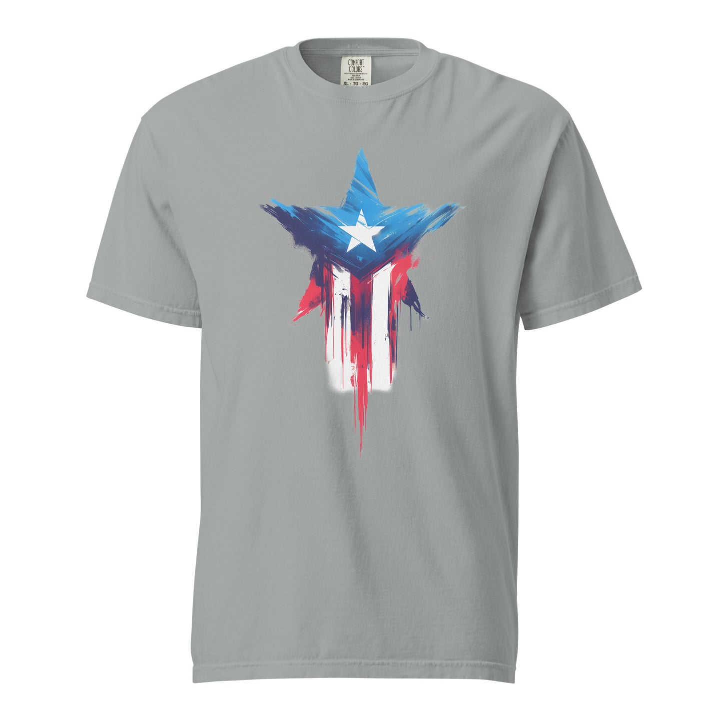 Bandera de PR Estrella || Unisex garment-dyed heavyweight t-shirt