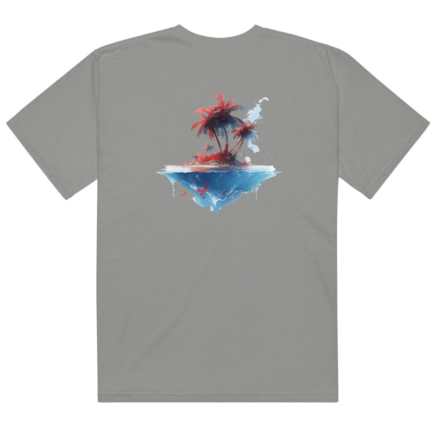 PR Palm Beach Algori Print Logo | Unisex garment-dyed heavyweight t-shirt