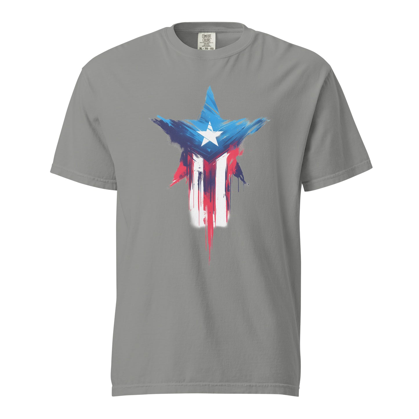 Bandera de PR Estrella || Unisex garment-dyed heavyweight t-shirt