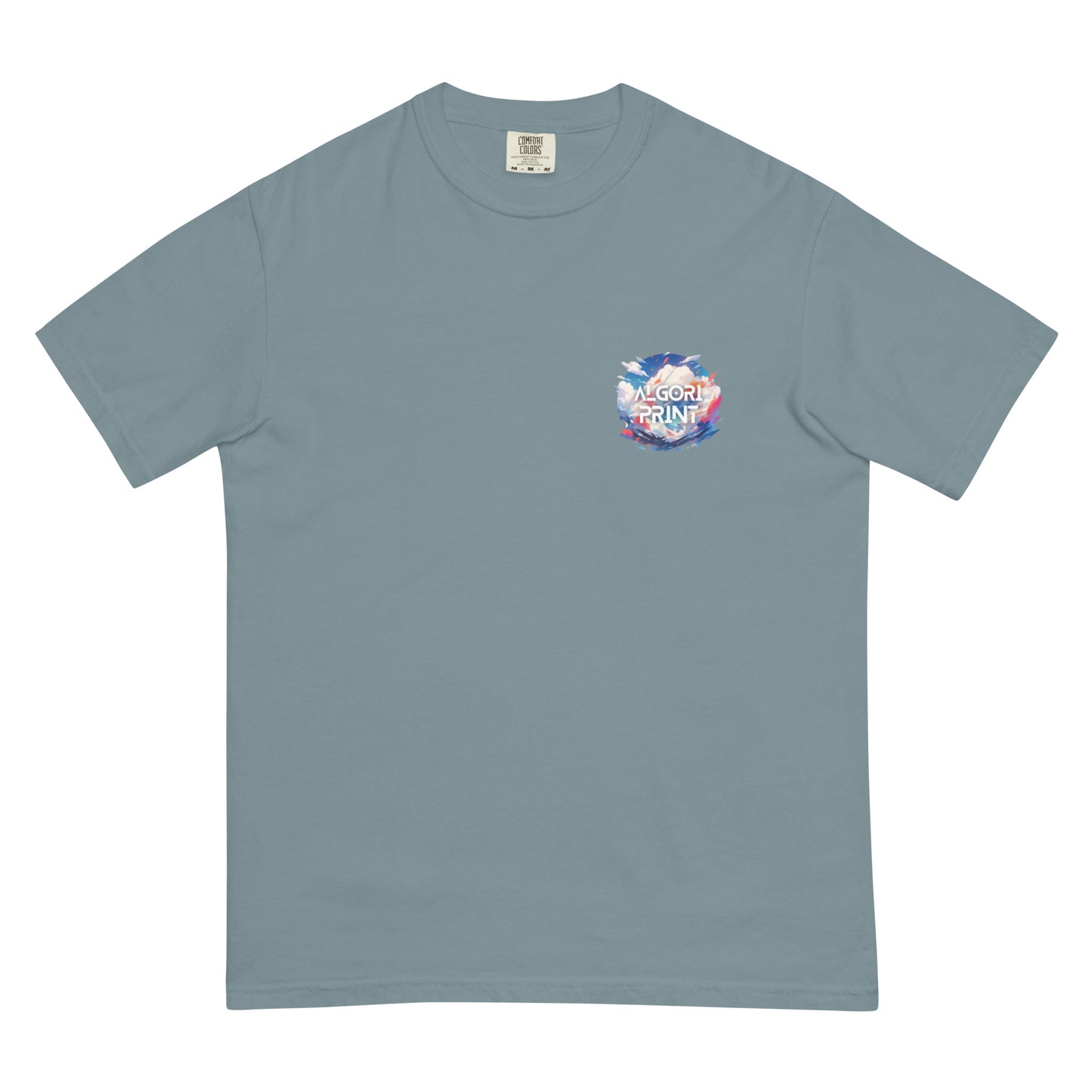 PR Palm Beach Algori Print Logo | Unisex garment-dyed heavyweight t-shirt