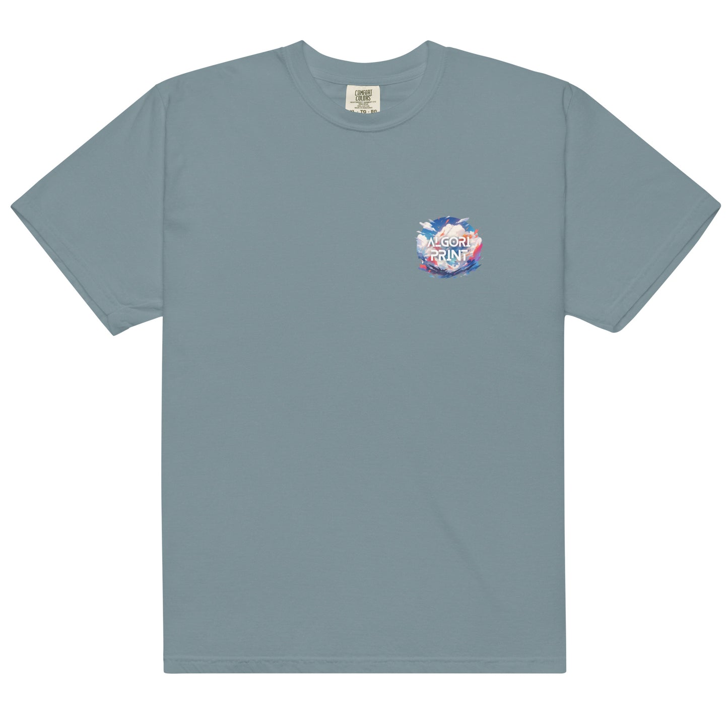 PR Palm Beach Algori Print Logo | Unisex garment-dyed heavyweight t-shirt
