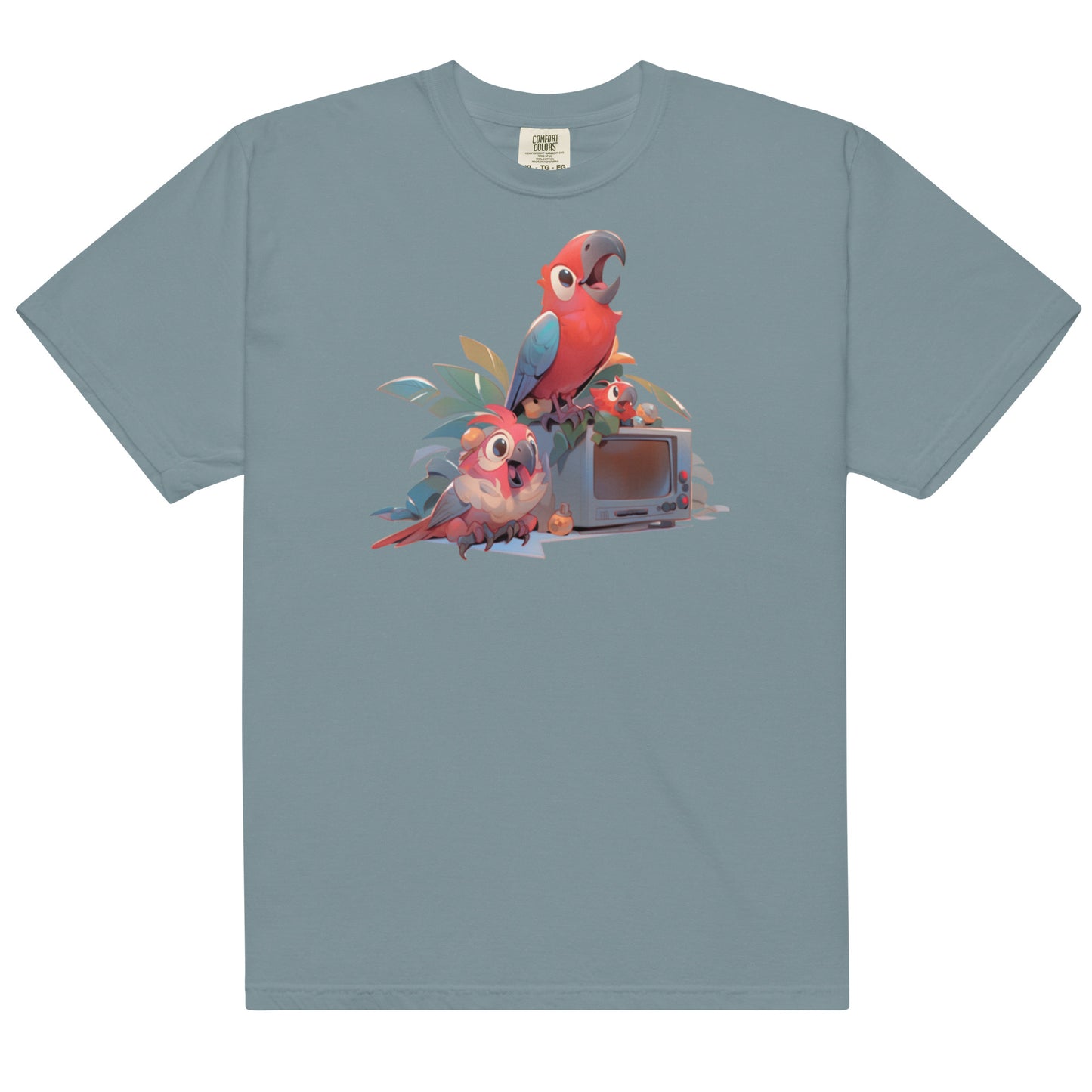 Cotorra Navideña #3 | Unisex garment-dyed heavyweight t-shirt