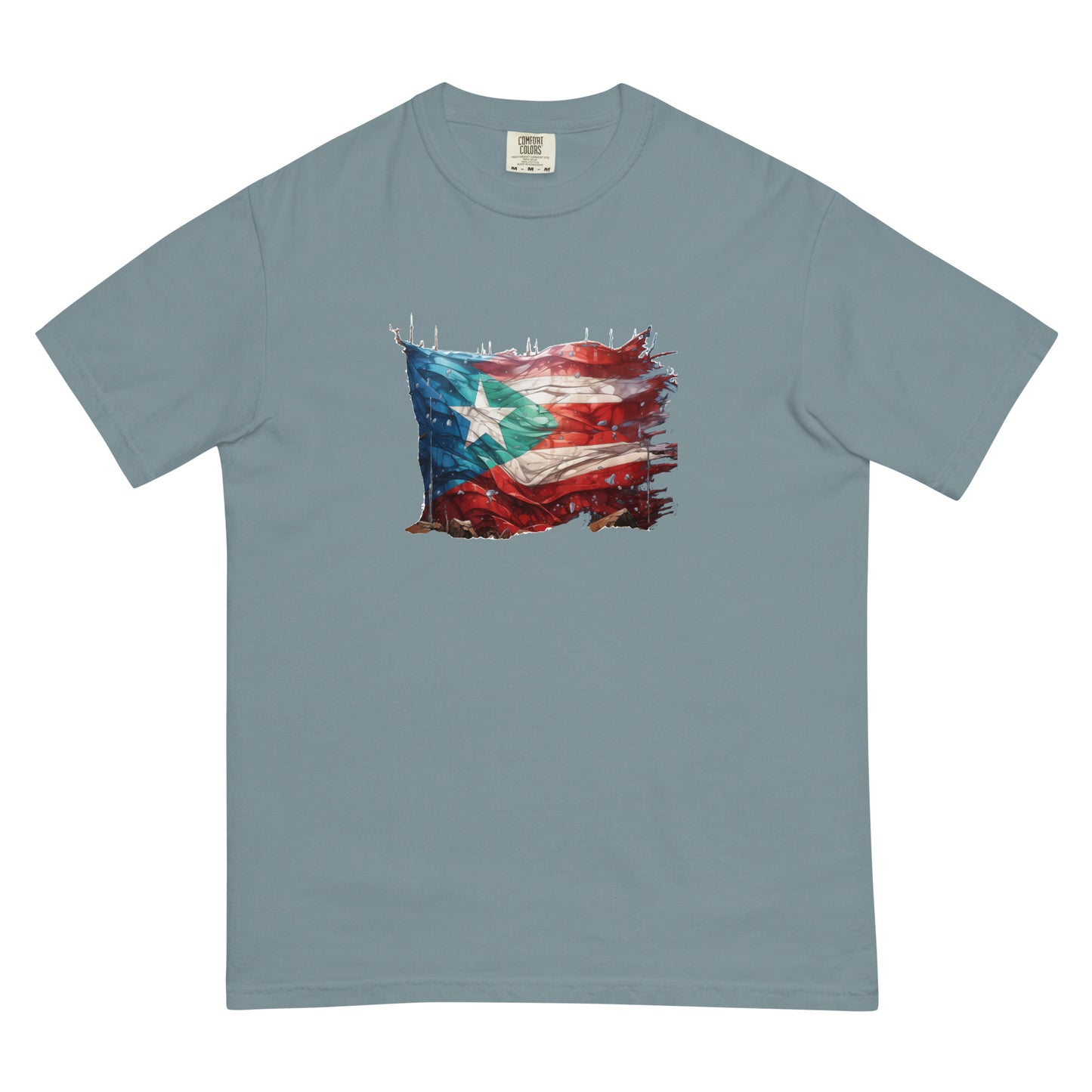 New Bandera PR 2024 | Unisex garment-dyed heavyweight t-shirt