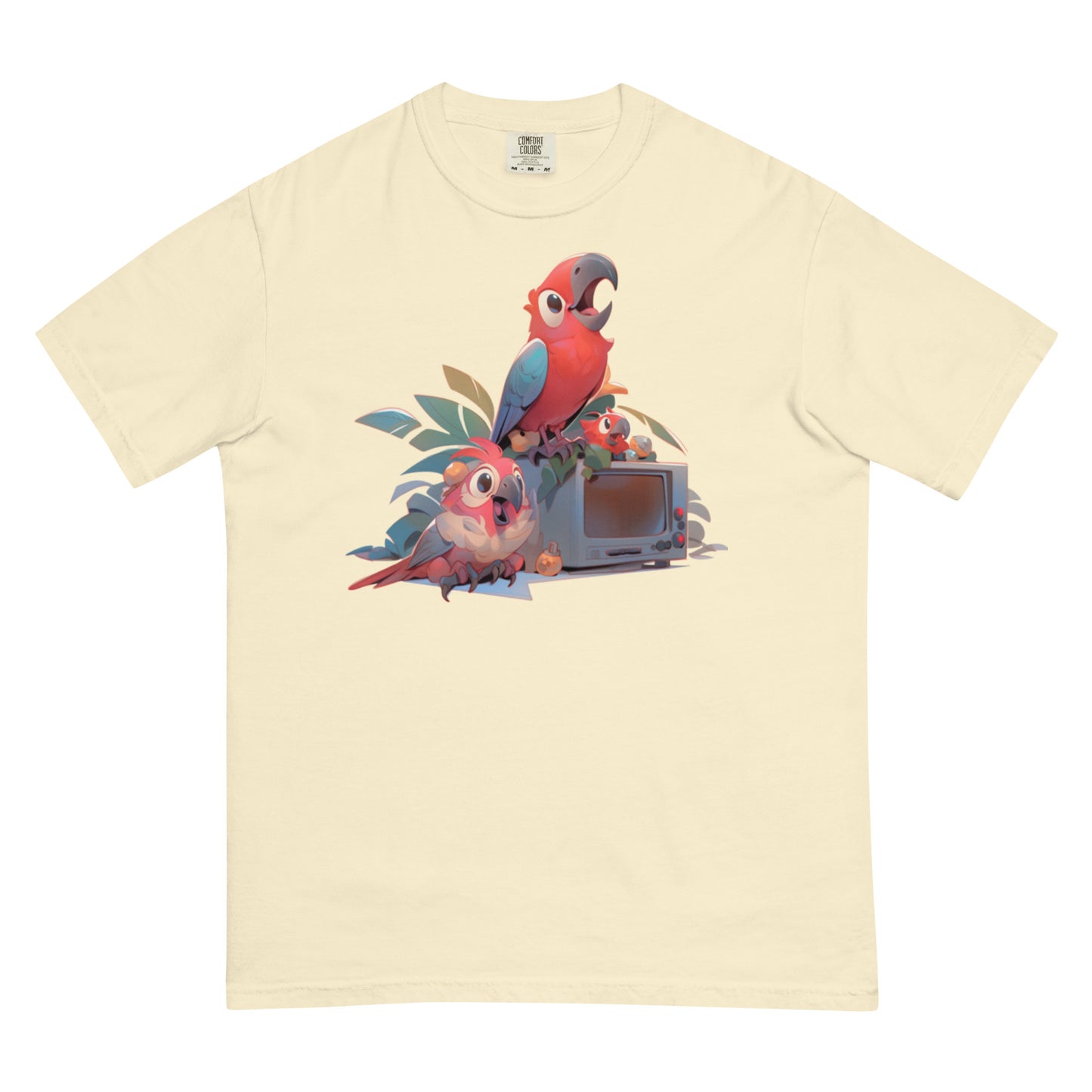 Cotorra Navideña #3 | Unisex garment-dyed heavyweight t-shirt