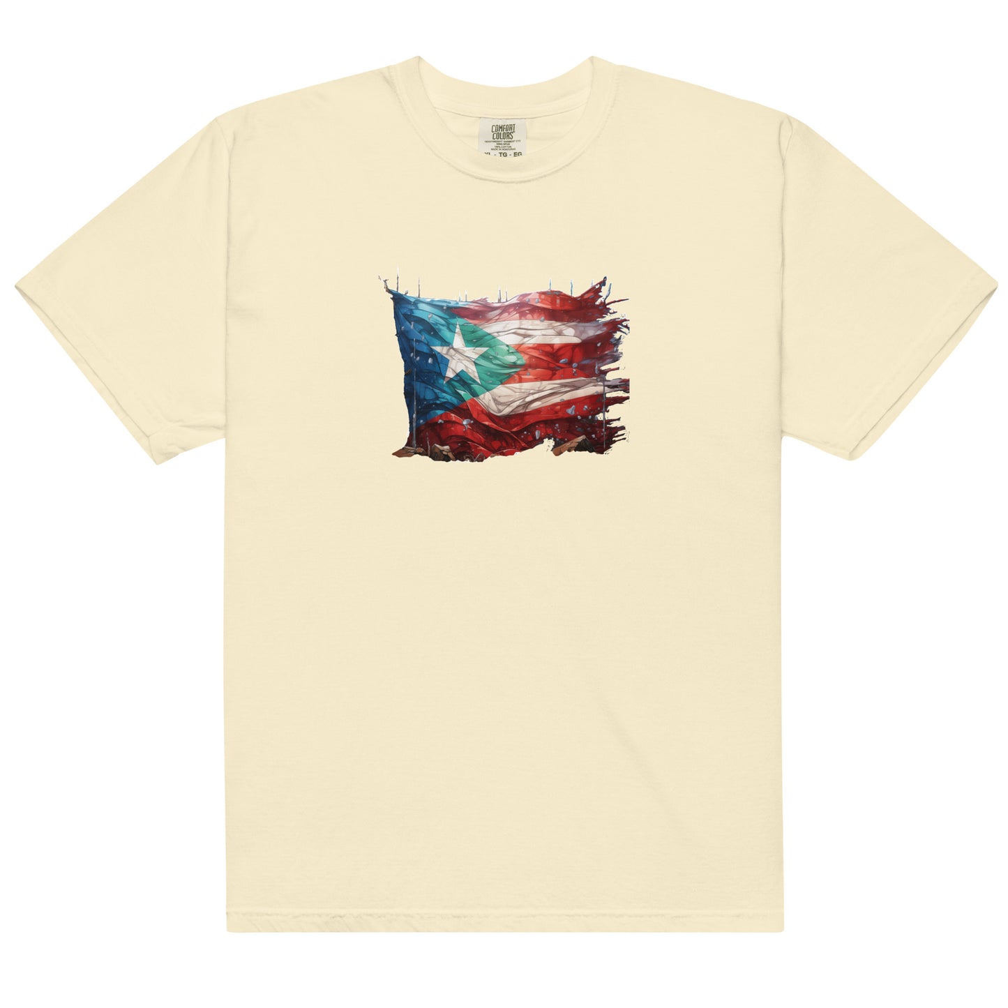 New Bandera PR 2024 | Unisex garment-dyed heavyweight t-shirt