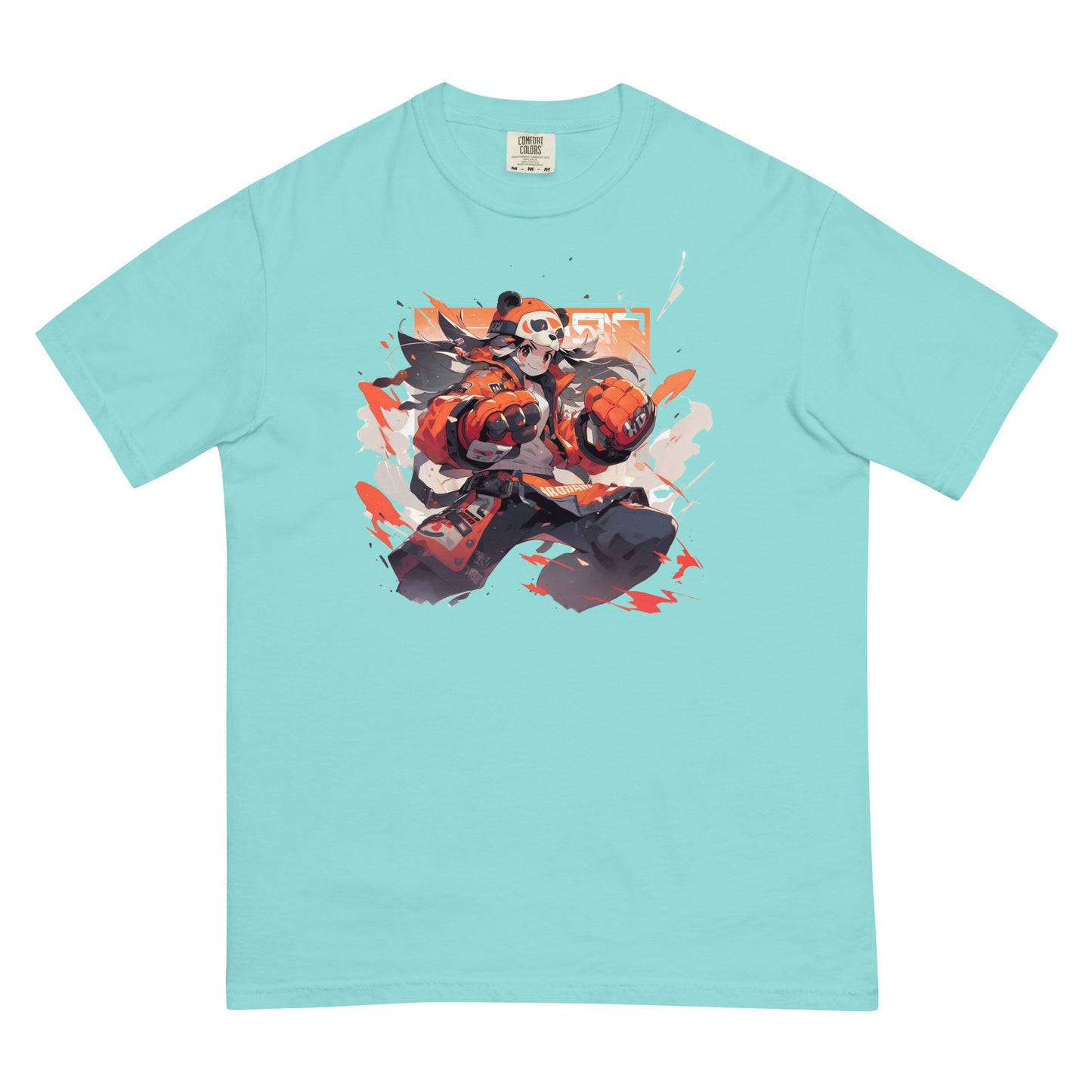 Panda Anime | Unisex garment-dyed heavyweight t-shirt
