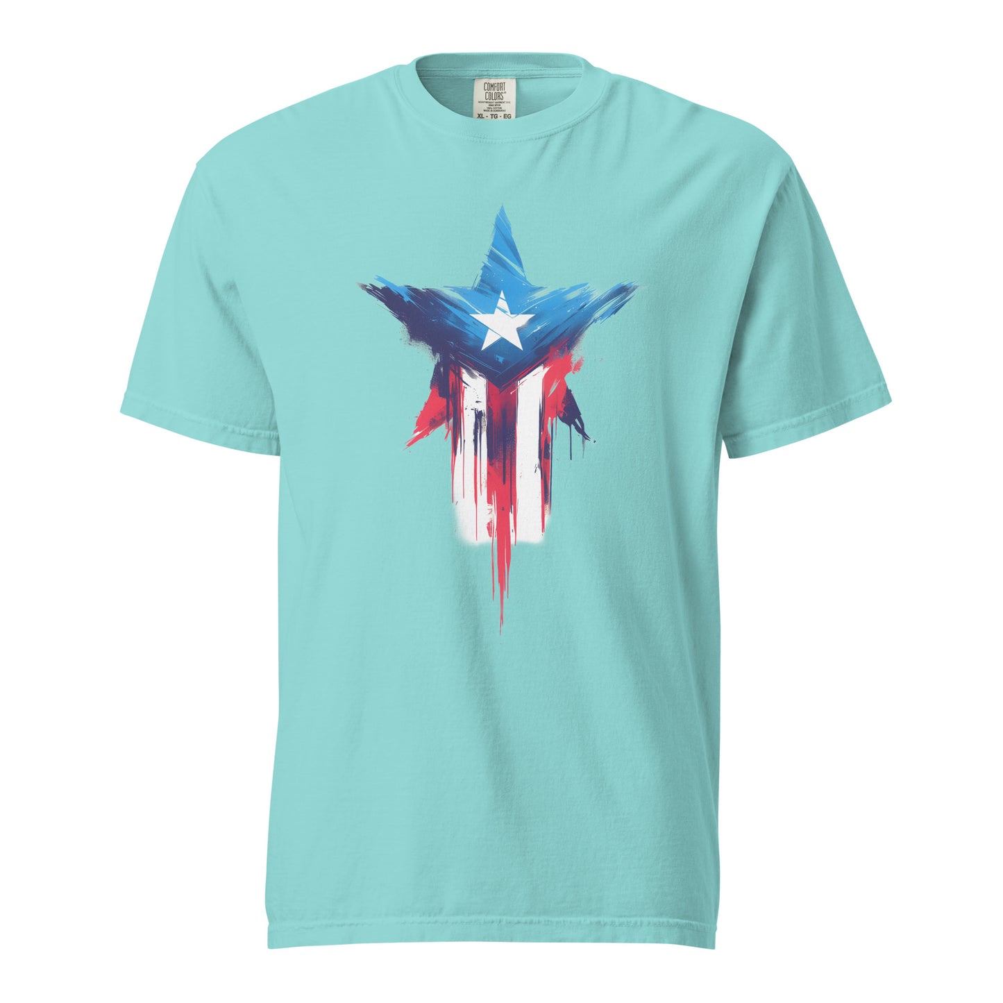 Bandera de PR Estrella || Unisex garment-dyed heavyweight t-shirt