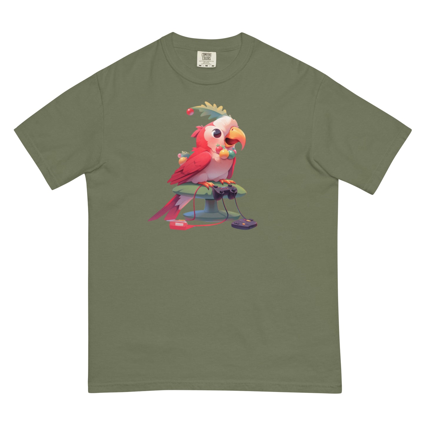 Cotorra Navideña #2 | Unisex garment-dyed heavyweight t-shirt