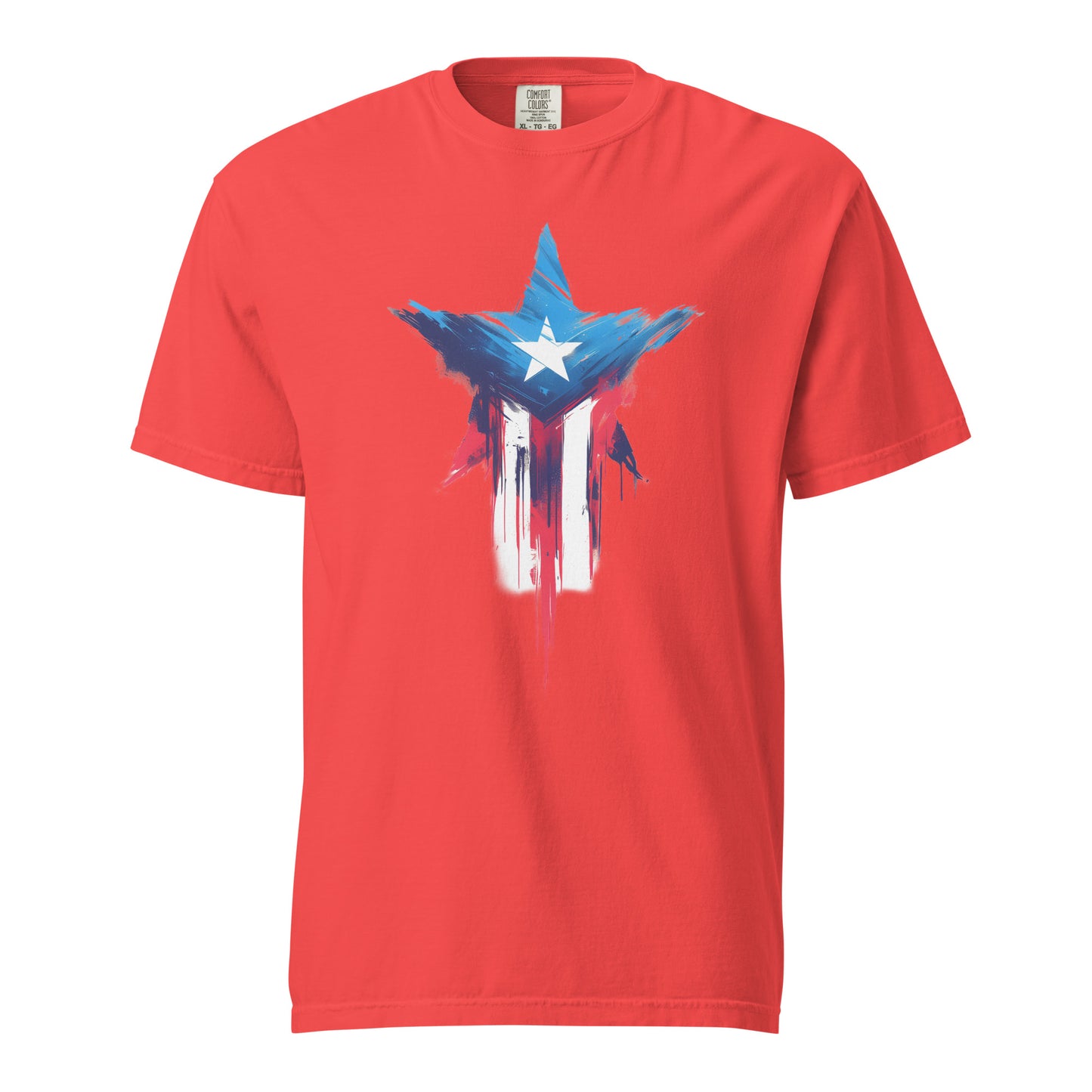 Bandera de PR Estrella || Unisex garment-dyed heavyweight t-shirt